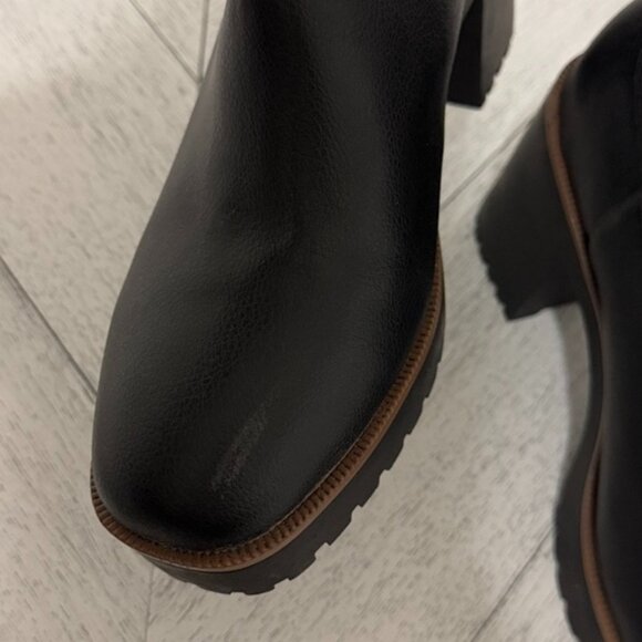 Chinese Laundry | Good Day Black Platform Ankle Boots - Size 10 - Picture 12 of 15